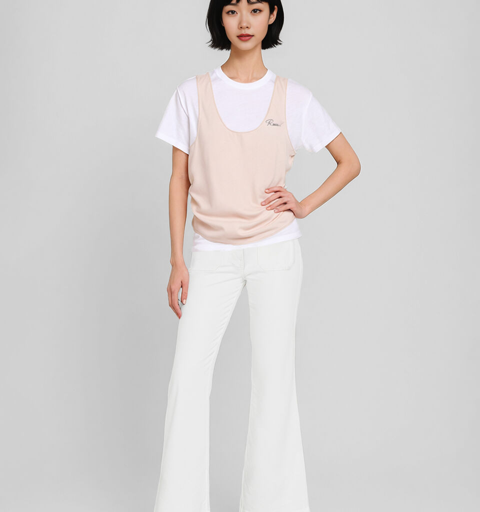 T-SHIRT - sisley k donna - Weiss | Sisley K image number 1